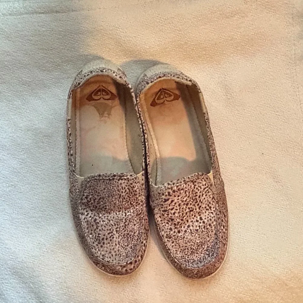 Leopard Print Roxy Size 8 - Picture 3 of 11